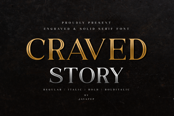 Craved Story Font - Featured Image