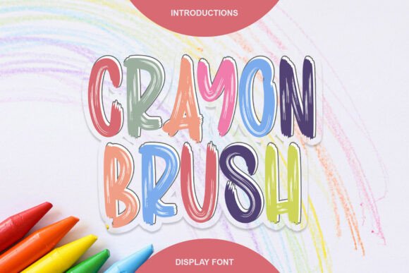 Crayon Brush Font - Featured Image