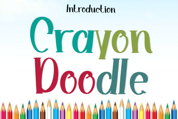 Crayon Doodle Font - Featured Image