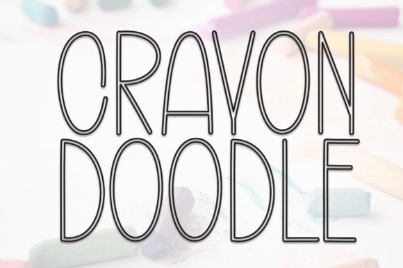 Crayon Doodle Font - Featured Image