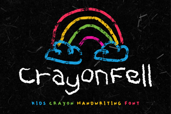 Crayon Fell Font - Featured Image