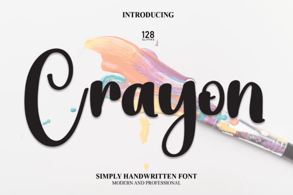 Crayon Font - Featured Image