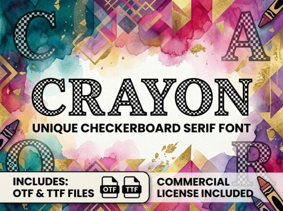 Crayon Font - Featured Image