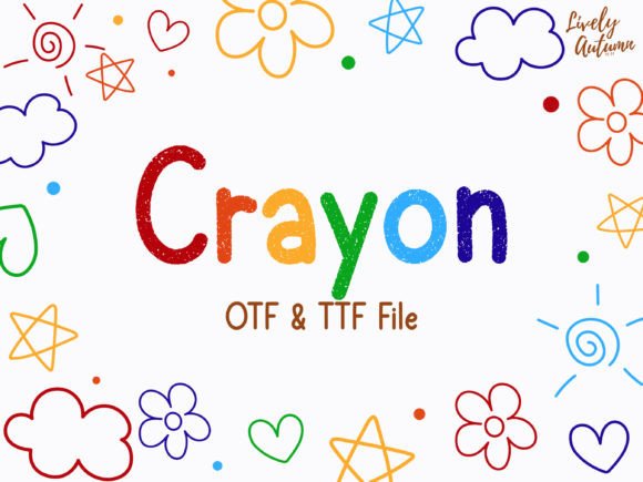 Crayon Font - Featured Image
