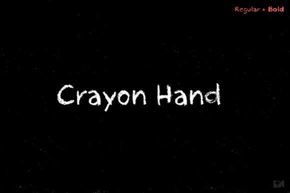 Crayon Hand Font - Featured Image