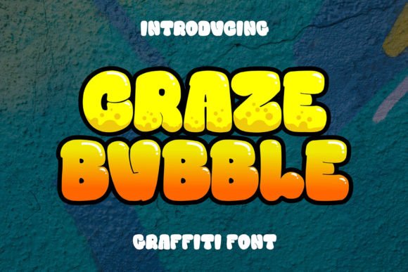 Craze Bubble Font - Featured Image