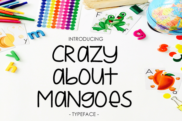 Crazy About Mangoes Font - Featured Image