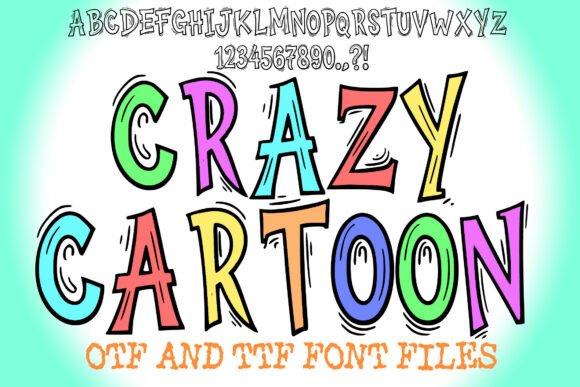 Crazy Cartoon Font - Featured Image
