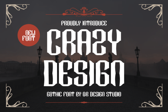 Crazy Design Font - Featured Image