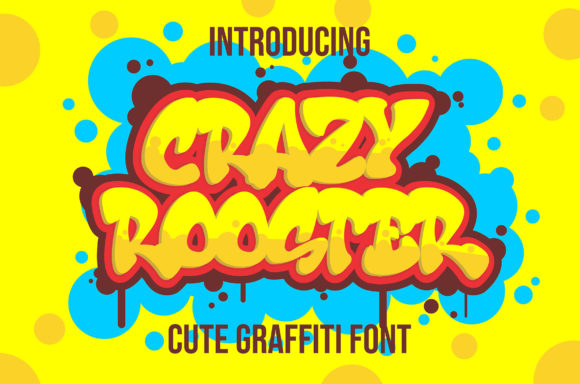 Crazy Rooster Font - Featured Image