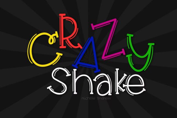 Crazy Shake Font - Featured Image