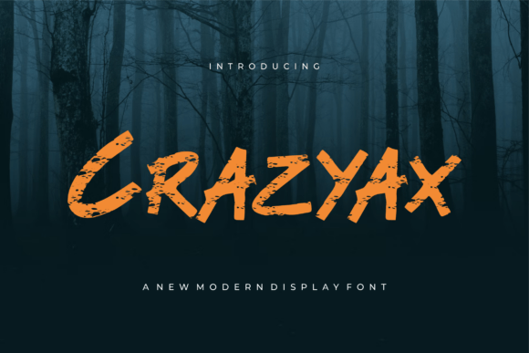 Crazyax Font - Featured Image