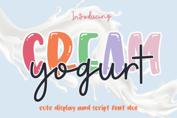 Cream Yogurt Font - Featured Image