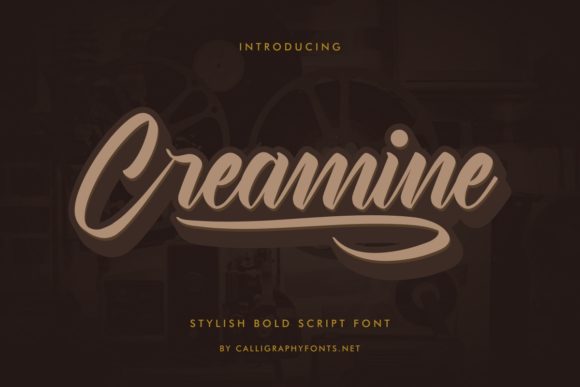 Creamine Font - Featured Image