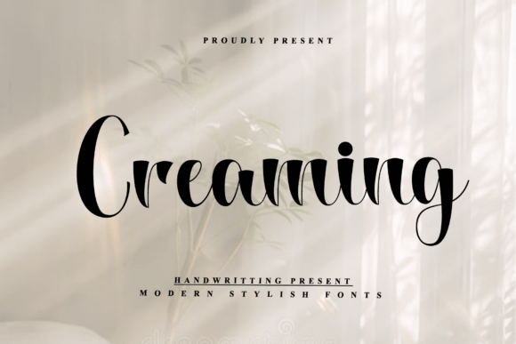 Creaming Font - Featured Image