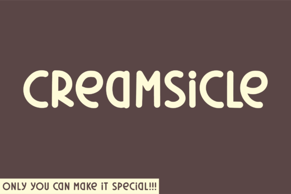 Creamsicle Font - Featured Image