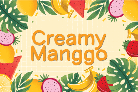 Creamy Manggo Font - Featured Image