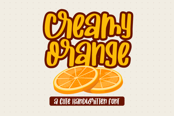 Creamy Orange Font - Featured Image