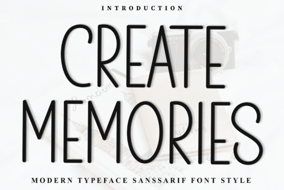 Create Memories Font - Featured Image
