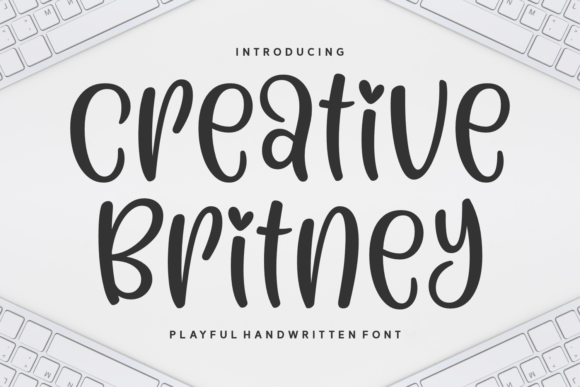 Creative Britney Font - Featured Image