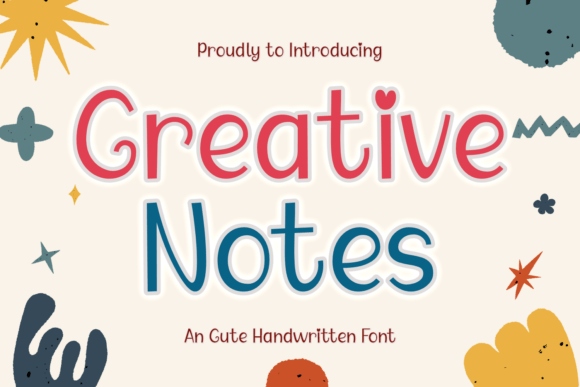 Creative Notes Font - Featured Image
