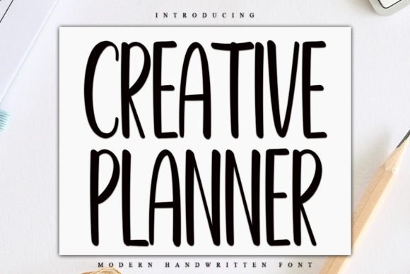 Creative Planner Font - Featured Image