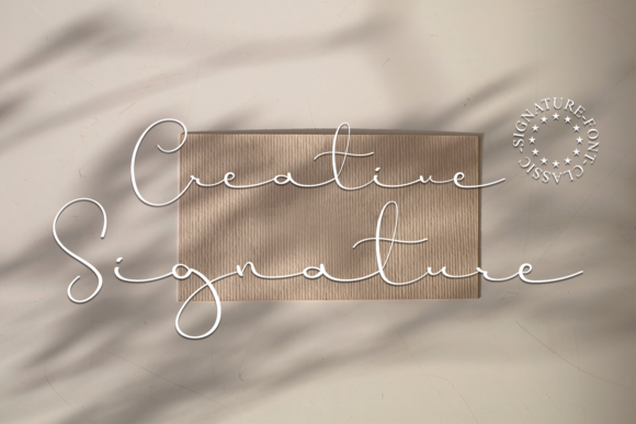 Creative Signature Font - Featured Image