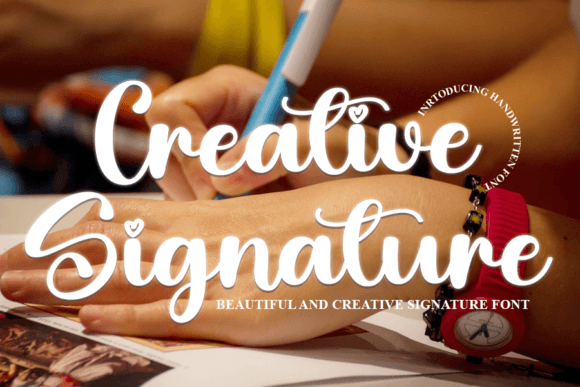 Creative Signature Font - Featured Image
