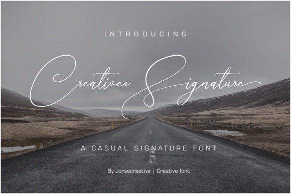 Creative Signature Font - Featured Image
