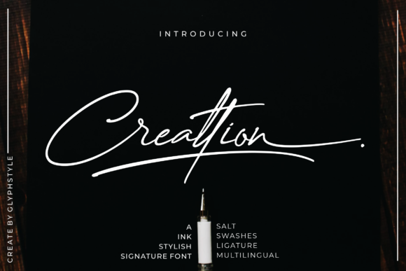 Creattion Font - Featured Image
