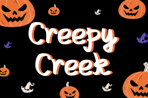 Creepy Creek Font - Featured Image