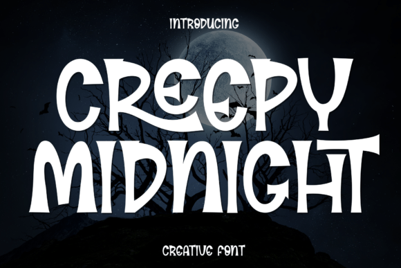 Creepy Midnight Font - Featured Image