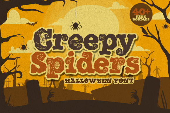 Creepy Spiders Font - Featured Image