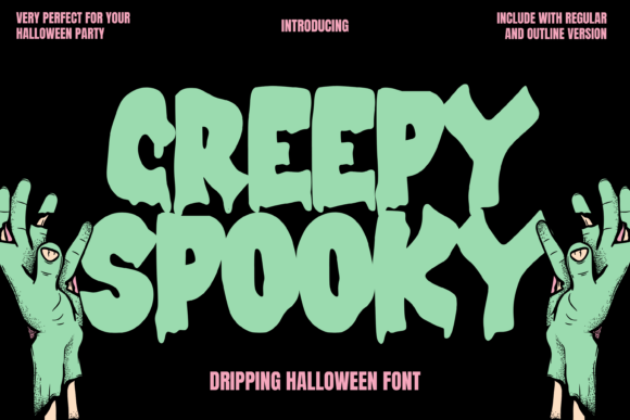 Creepy Spooky Font - Featured Image