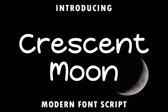 Crescent Moon Font - Featured Image