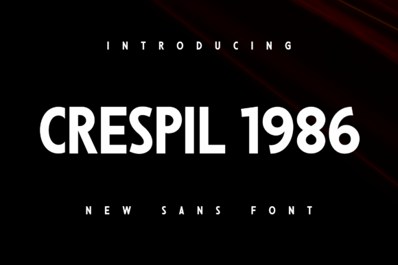 Crespil 1986 Font - Featured Image