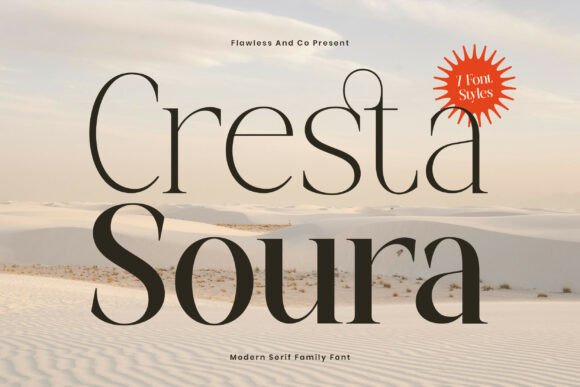 Cresta Soura Font - Featured Image