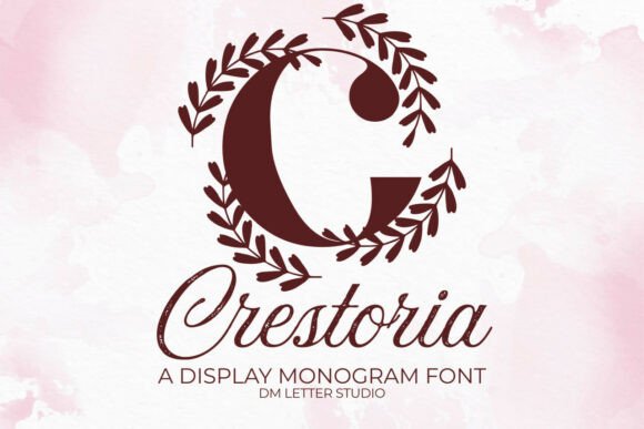 Crestoria Monogram Font - Featured Image