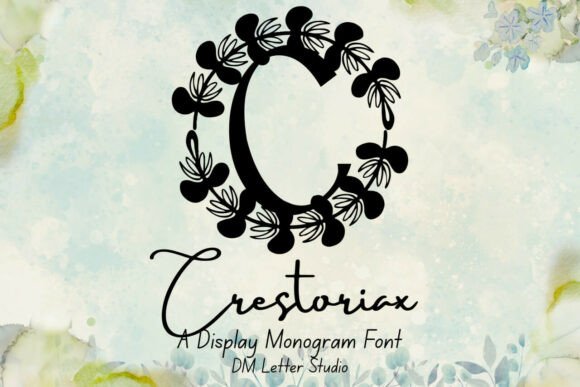 Crestoriax Monogram Font - Featured Image
