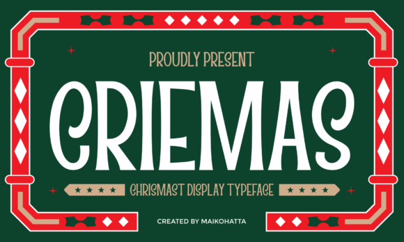 Criemas Font - Featured Image