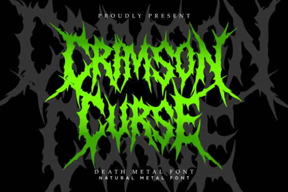 Crimson Curse Font - Featured Image