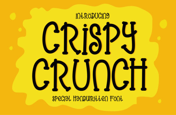 Crispy Crunch Font - Featured Image