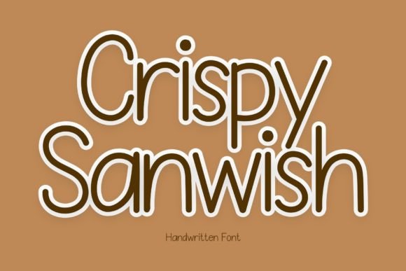 Crispy Sanwish Font - Featured Image