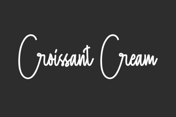 Croissant Cream Font - Featured Image