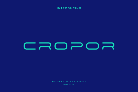 Cropor Font - Featured Image
