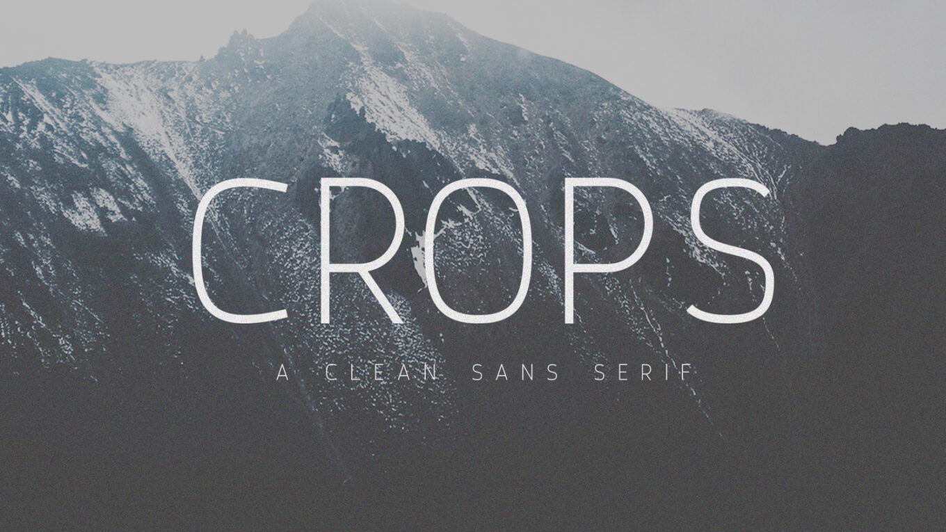 Crops Font - Featured Image