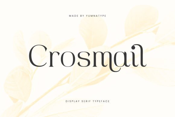 Crosmail Font - Featured Image