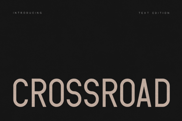 Crossroad Font - Featured Image