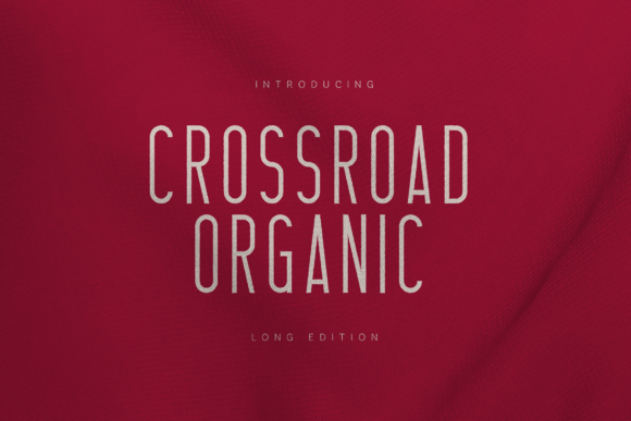 Crossroad Organic Font - Featured Image