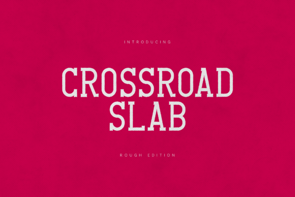 Crossroad Slab Font - Featured Image